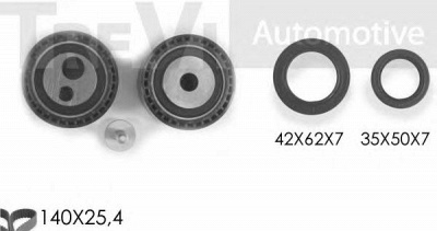 TREVI AUTOMOTIVE kd1105s -  Комплект ремня ГРМ